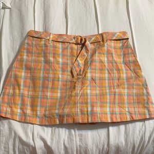 GIRLS PLAID SKIRT